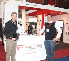 Powell Tronics stand.